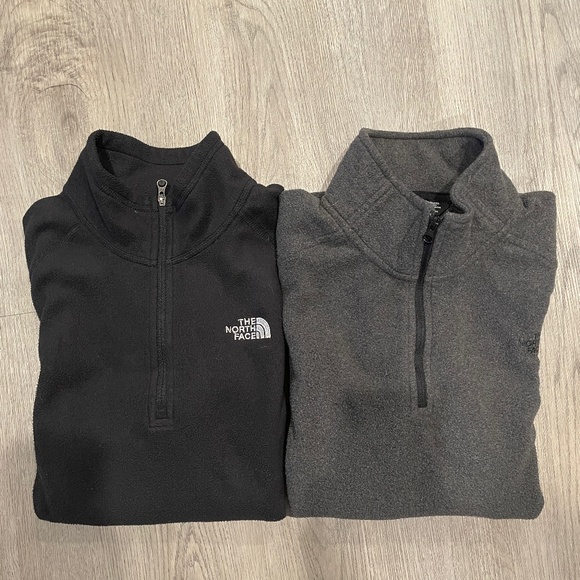 The North Face Tops - The North Face Glacier 1/4 Zip Fleece x2